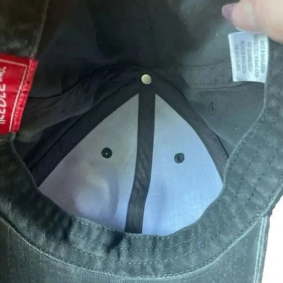 AMERICAN NEEDLE BLANK
“ELSTON WASHED”RAGLAN HAT IN WASHED BLACK SIZE ONE SIZE - Picture 9 of 11